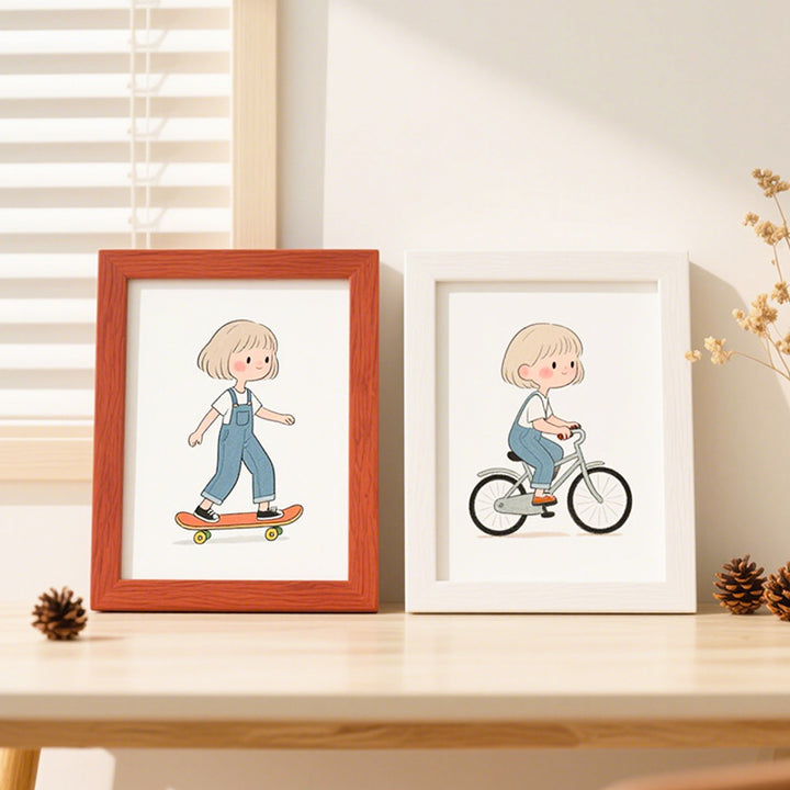 Illustrated Character Art Frame