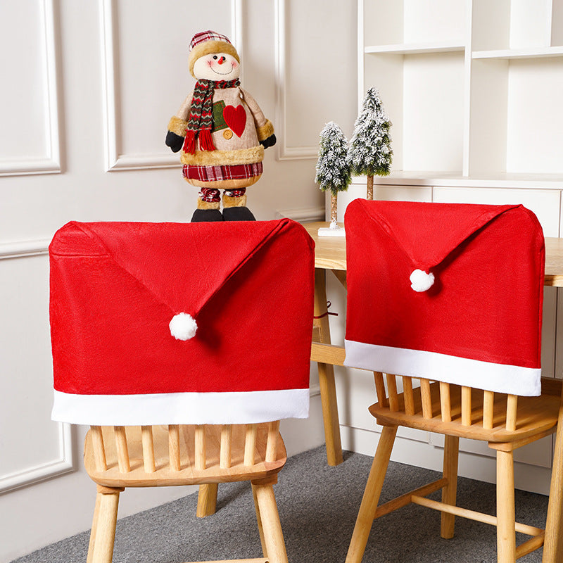 Festive chair cover with Christmas motif