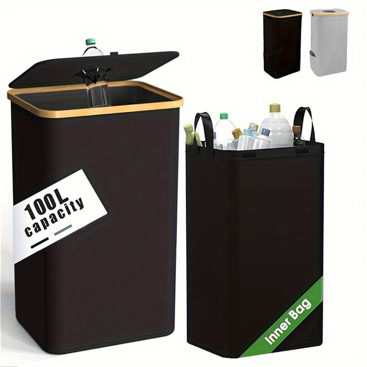 Practical waste and recycling container