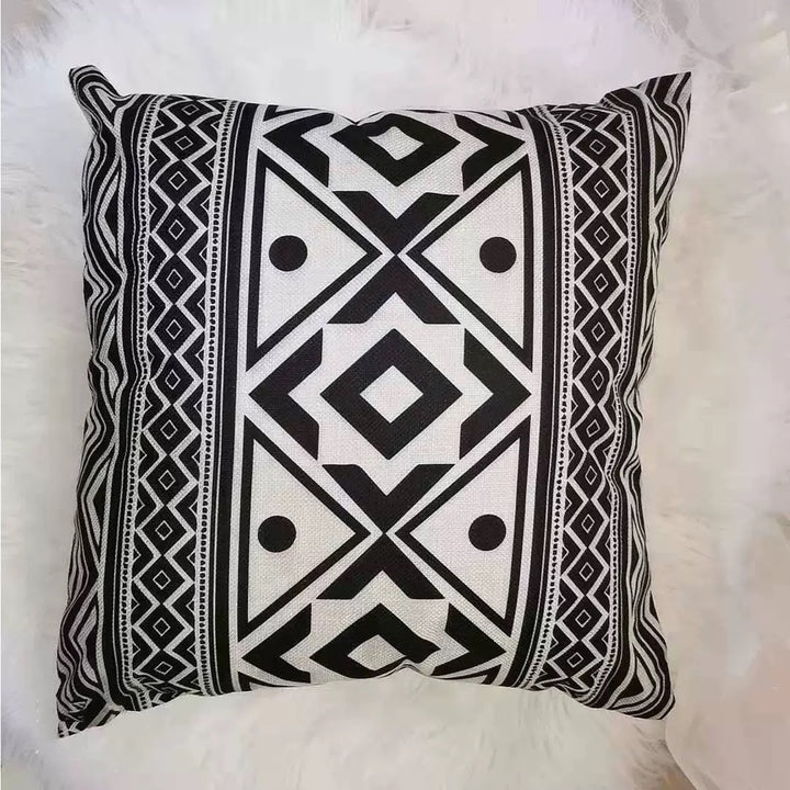 Textured Abstract Design Throw Pillow