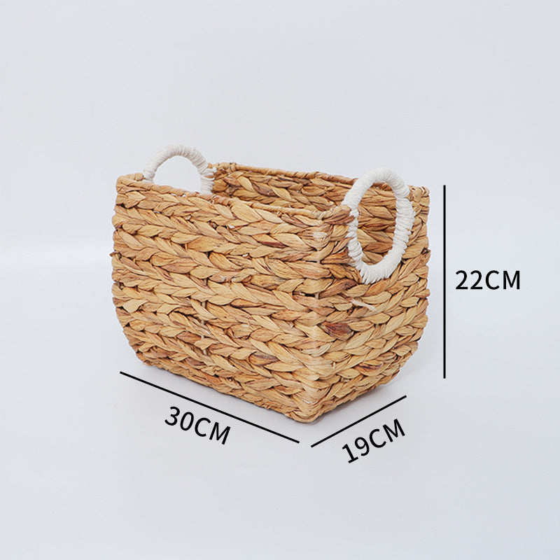 Natural Fiber Storage Basket