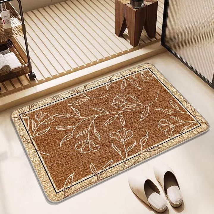 Butterfly-Inspired Decorative Bath Mat
