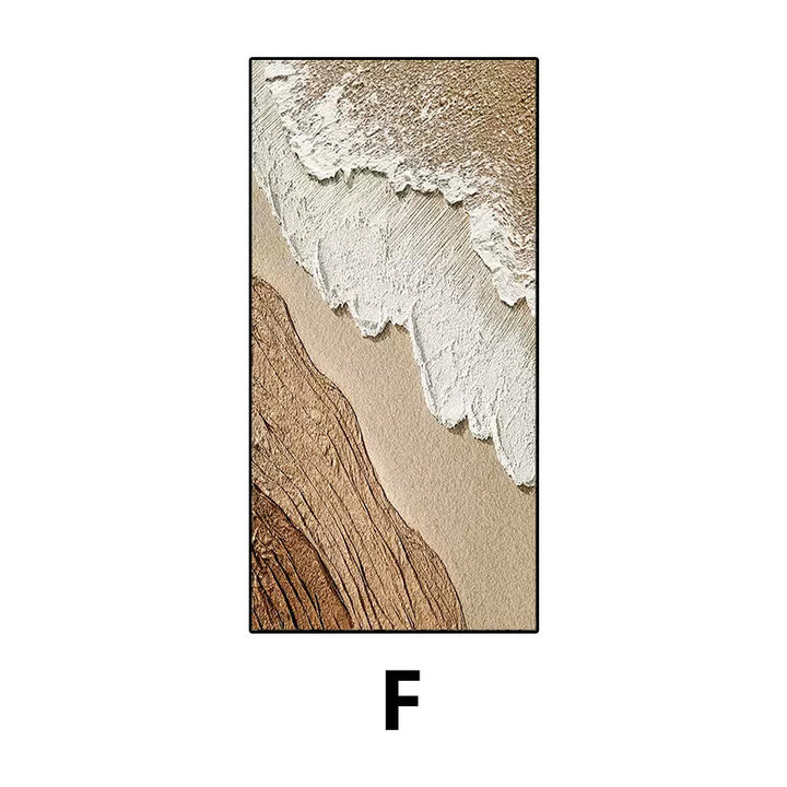 Abstract Textured Landscape Canvas Art