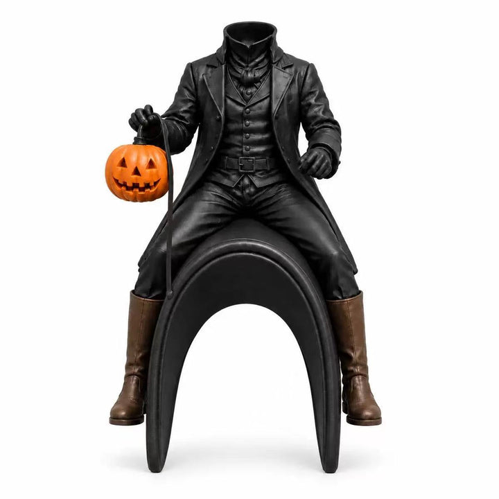 Decorative Halloween figure with pumpkin