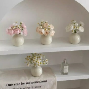 Elegant Ceramic Miniature Vase