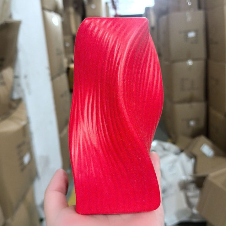 Artistic Wave-Patterned Decorative Sculpture