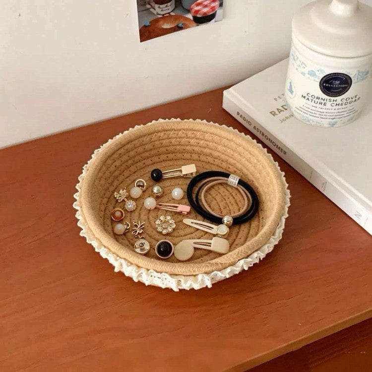Handcrafted storage basket