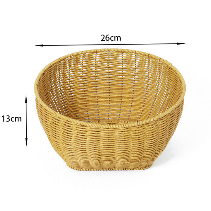 Round Decorative Woven Basket