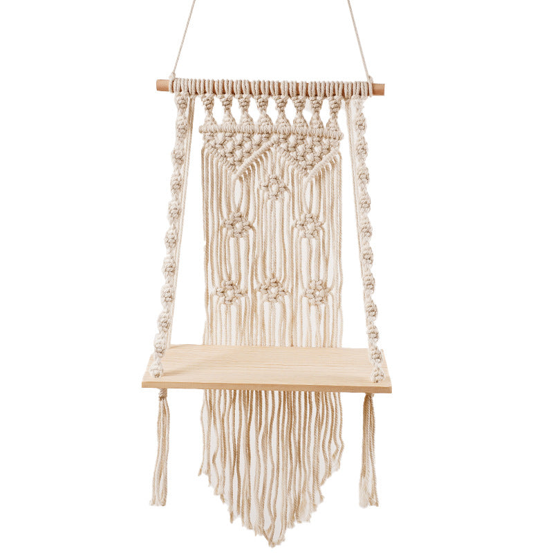 Decorative Macramé Swing Shelf