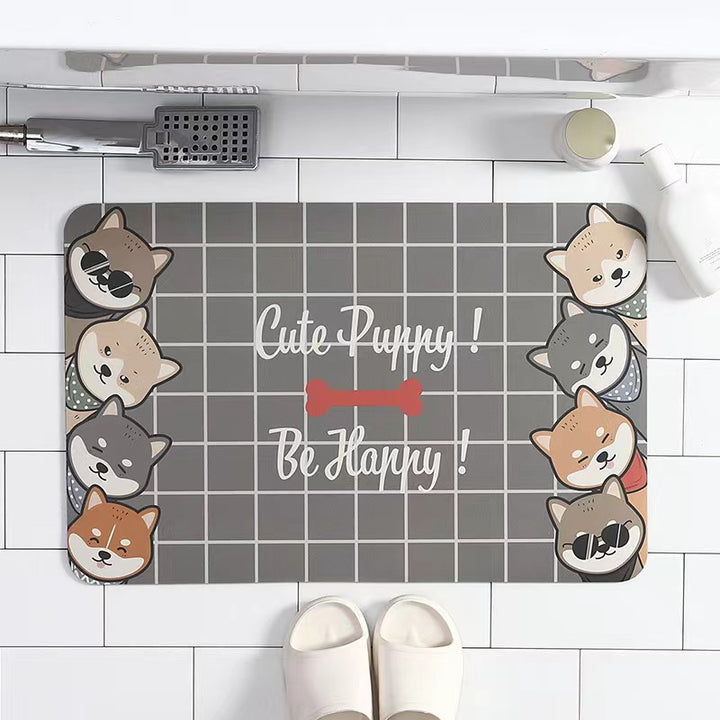 Abstract Landscape Bath Mat