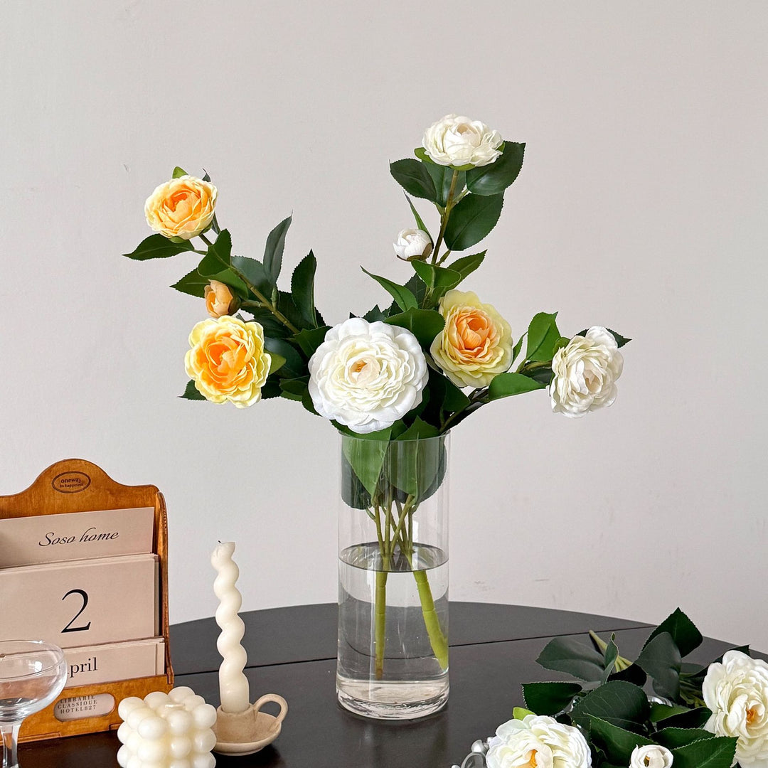 Lifelike Peony Floral Stem Arrangement