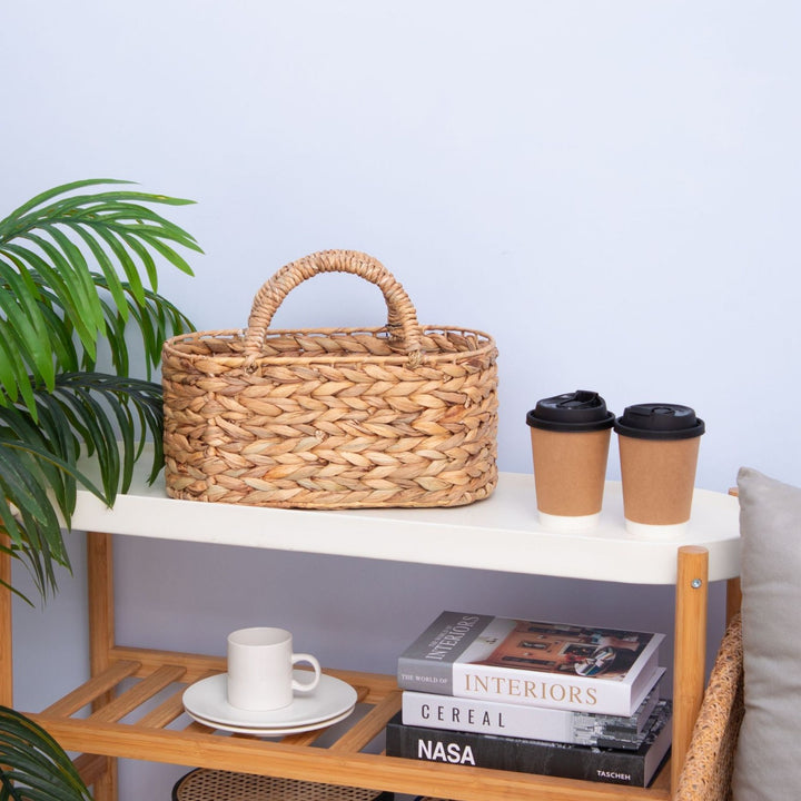 Handwoven Wicker Storage Basket