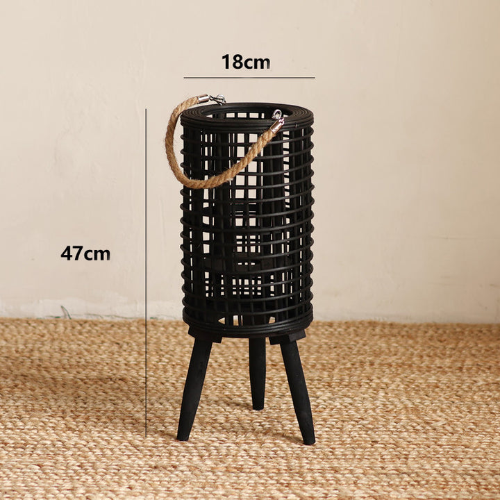 More modern flower basket with carrying handle