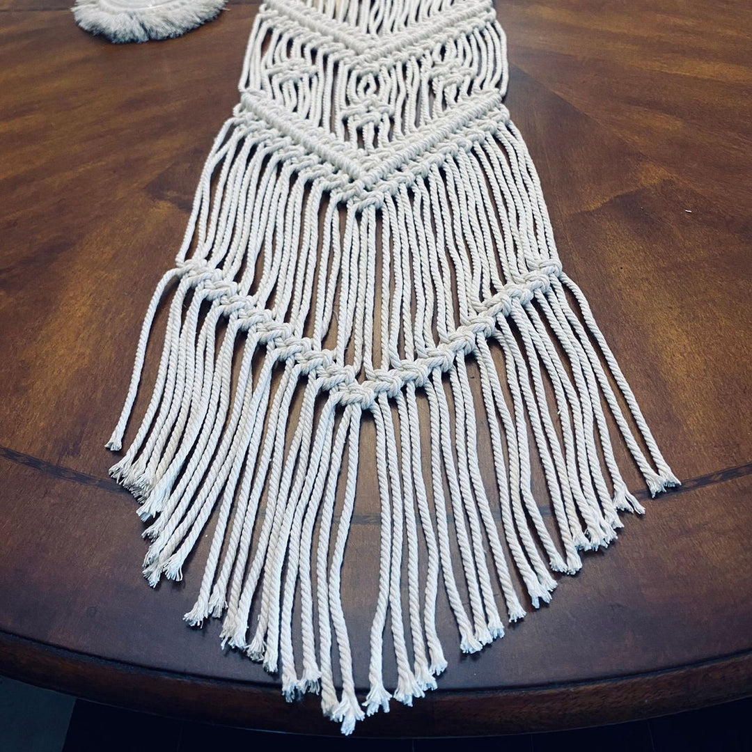 Decorative Macrame Table Runner