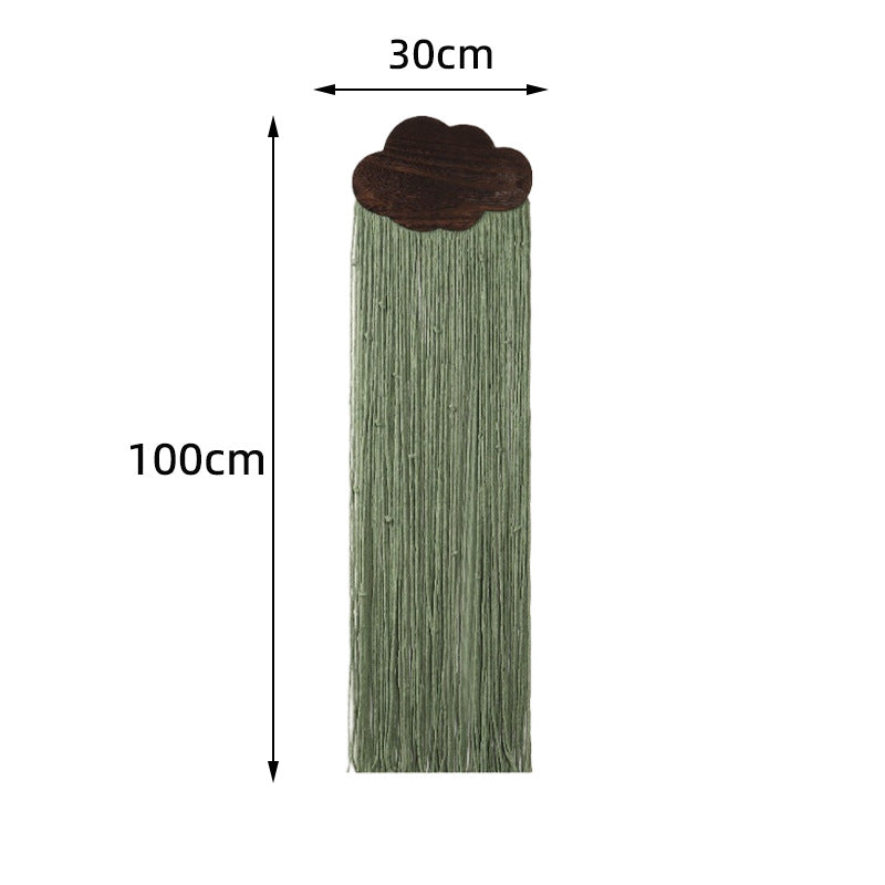 Macrame Wall Decor with Cloud Motif