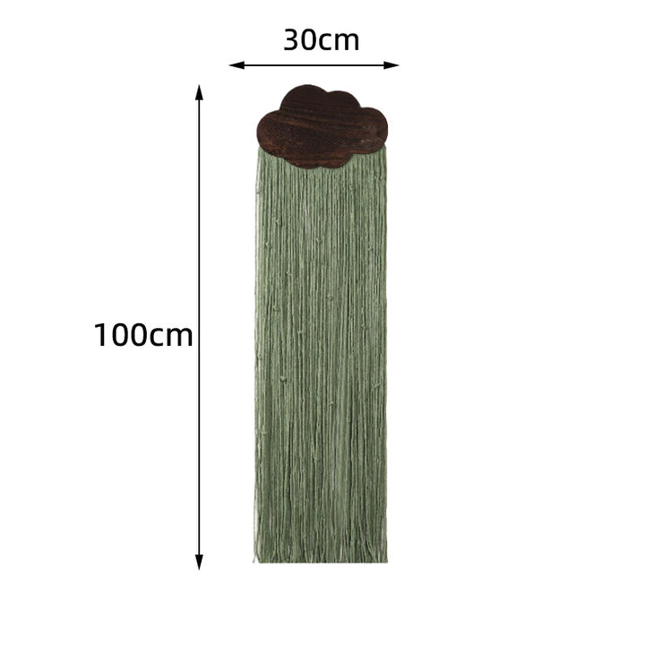 Macrame Wall Decor with Cloud Motif
