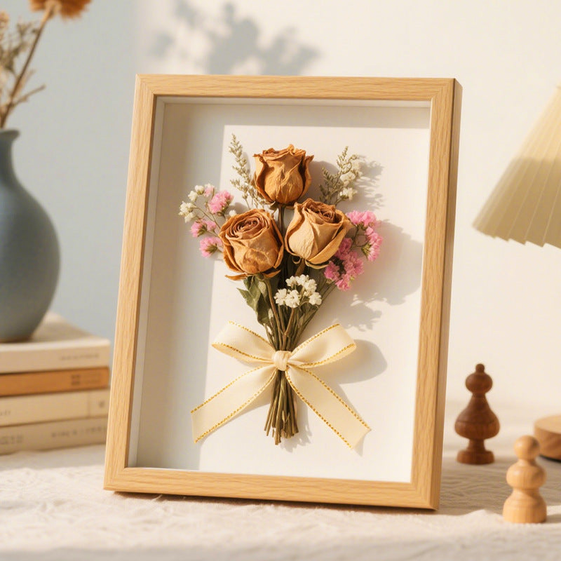 Framed Dried Floral Artwork