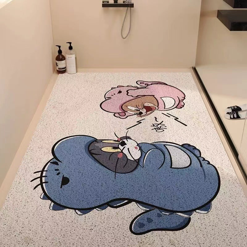 Playful Cartoon Character Area Rug