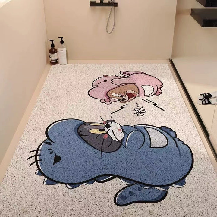 Playful Cartoon Character Area Rug