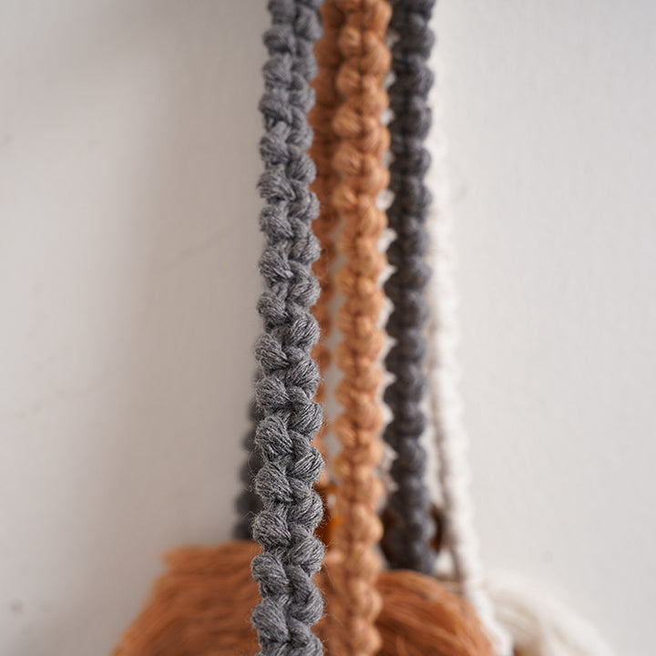 Macrame Leaf Wall Hanging Decor
