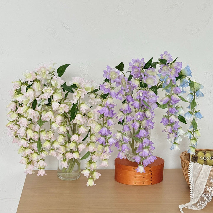 Decorative Floral Bellflower Arrangement for Home Decor