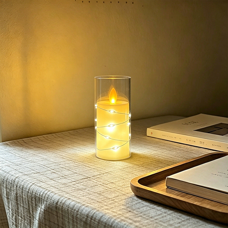 LED Scented Candle with Flame Effect