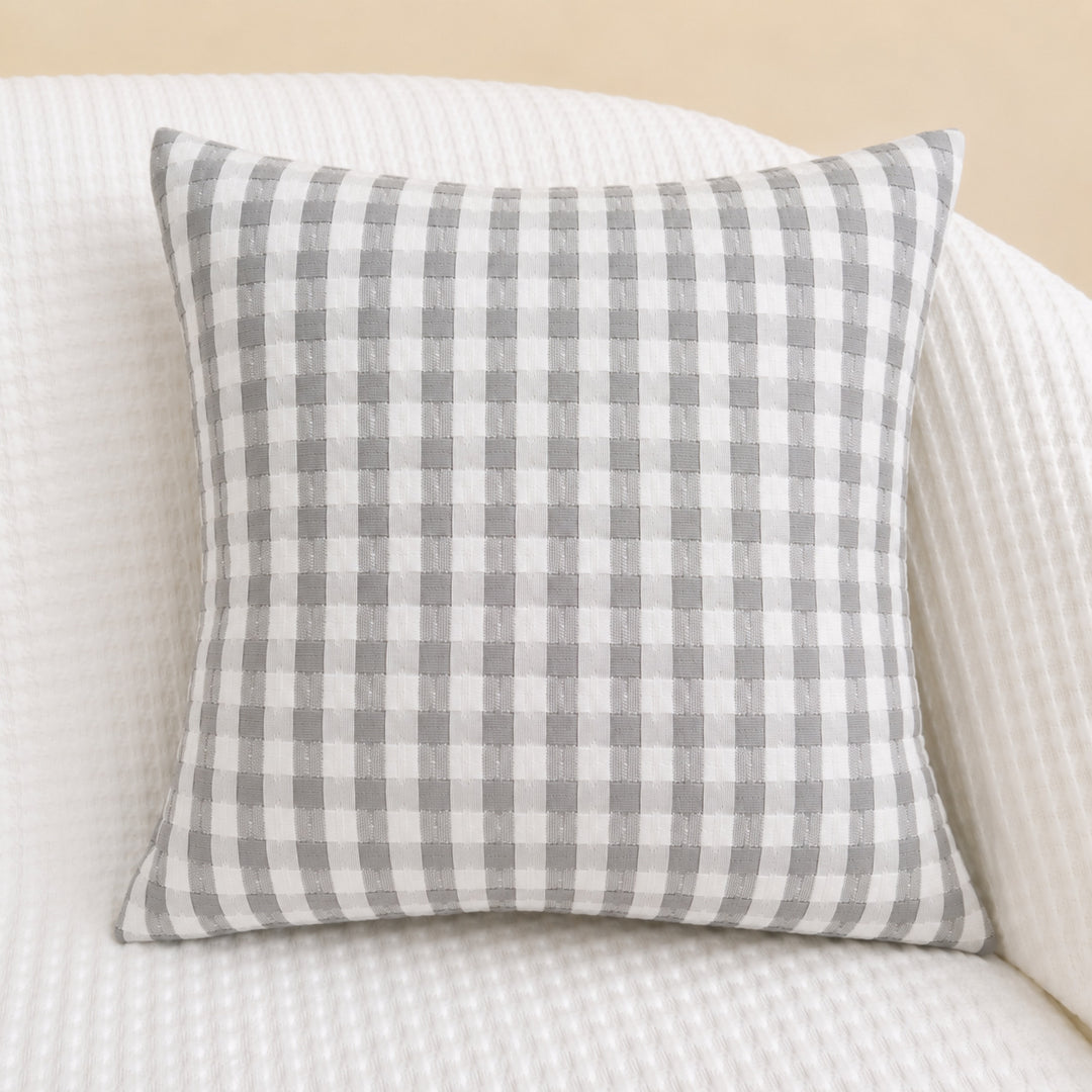 Textured Striped Throw Pillow