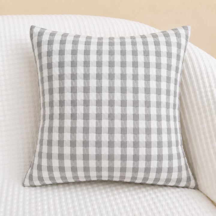 Textured Striped Throw Pillow