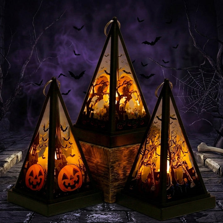 Halloween Decoration Lantern with Artificial Light Effect