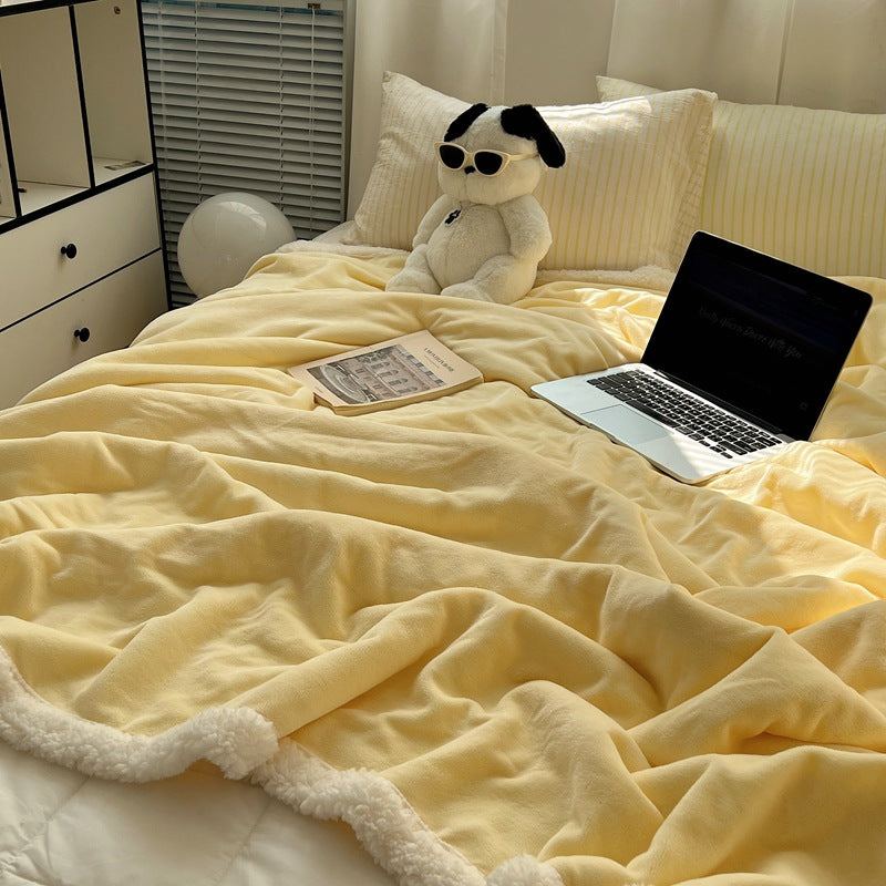Fluffy Sherpa-Fleece Blanket