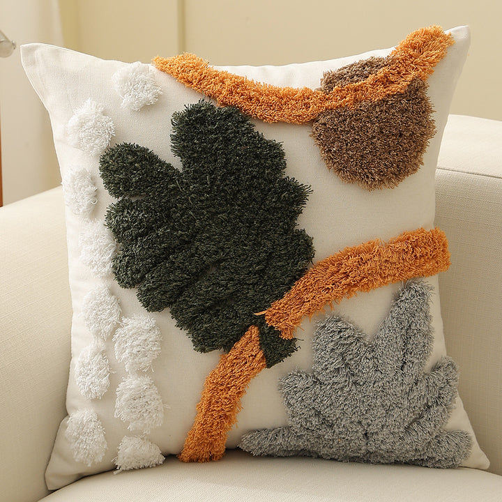Square decorative pillow cover