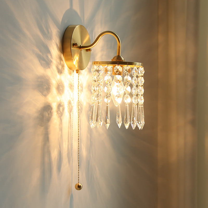 Crystal Hanging Wall Lamp