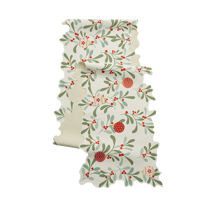 Festive wavy table runner