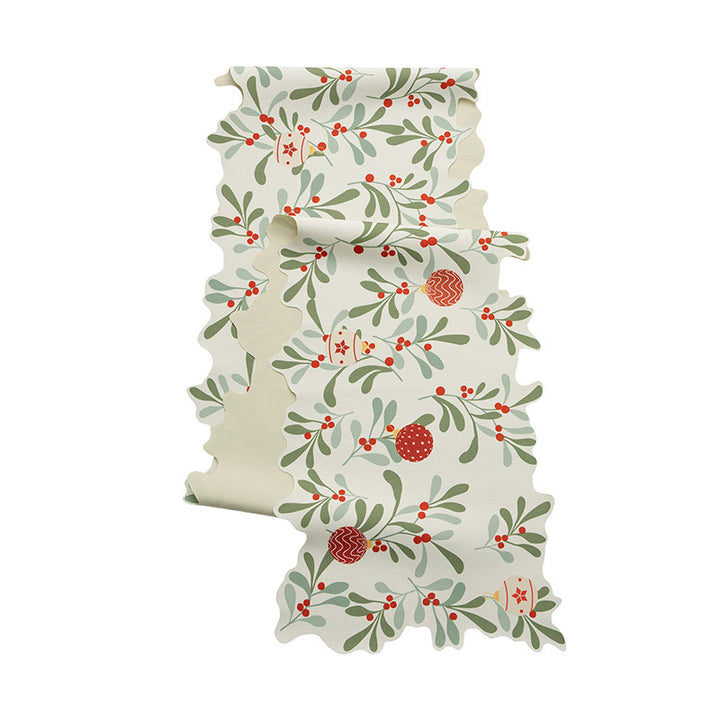 Festive wavy table runner