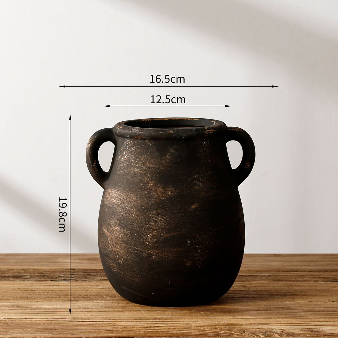 Decorative ceramic container