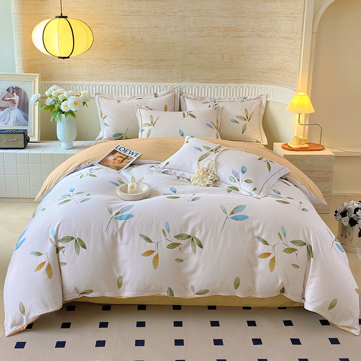 Decorative Elegant Satin Duvet Cover Set Avarnia