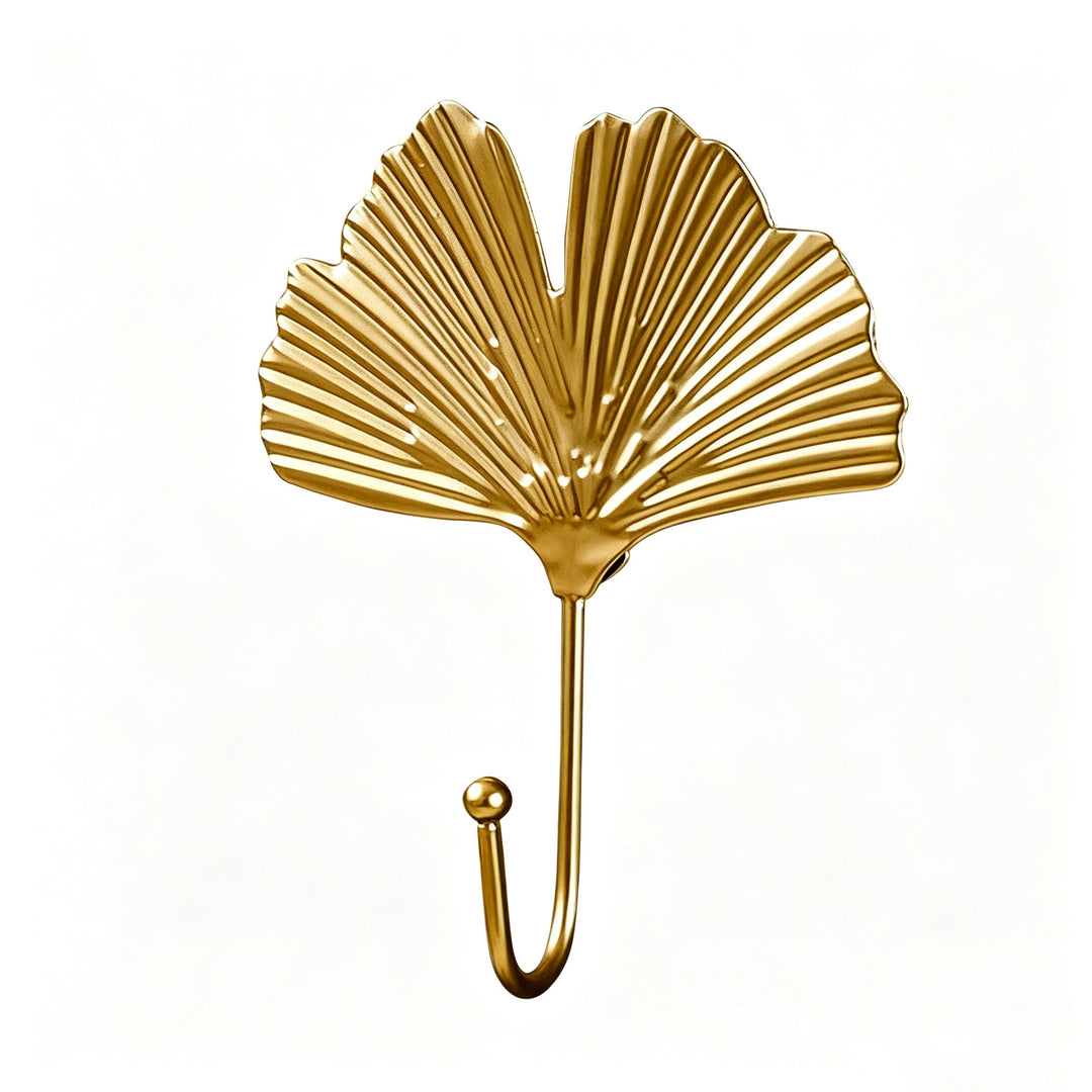 Leaf-shaped wall hooks