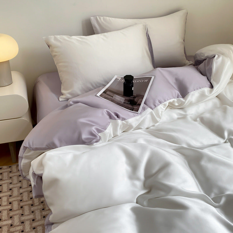 Luxurious Silk Duvet Cover Set