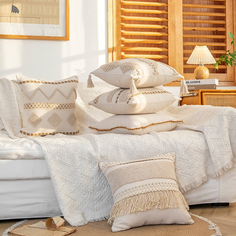 Textured Artisan Throw Pillow