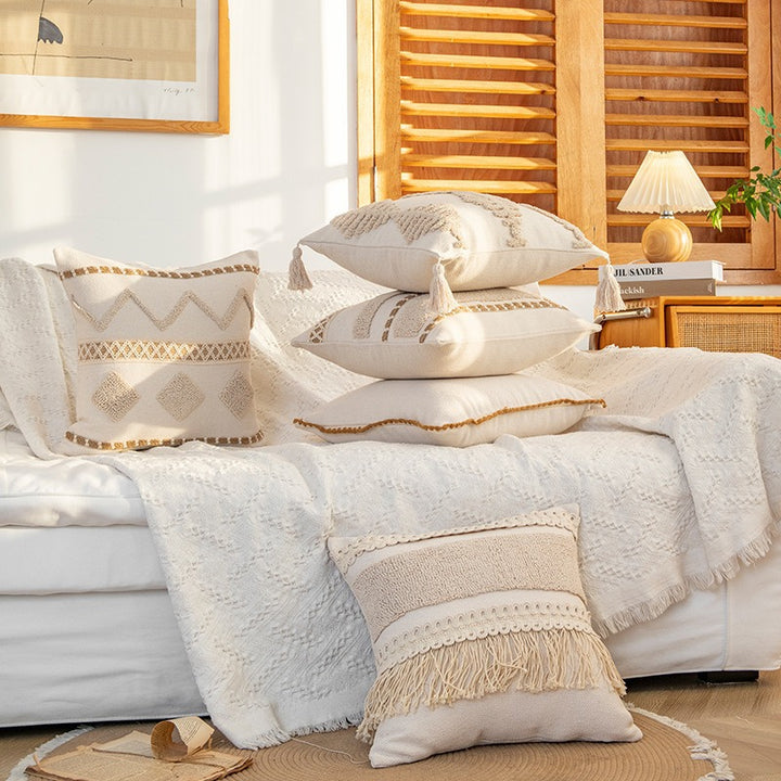 Textured Artisan Throw Pillow