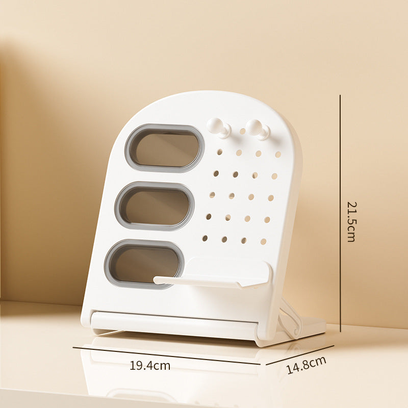 Multi-Functional Desktop Organizer with Adjustable Slots