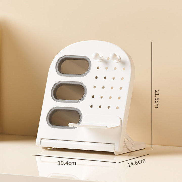 Multi-Functional Desktop Organizer with Adjustable Slots