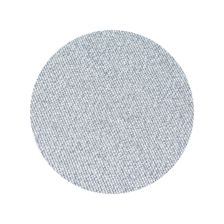 Round woven fabric sample for upholstery and furniture covering fabric