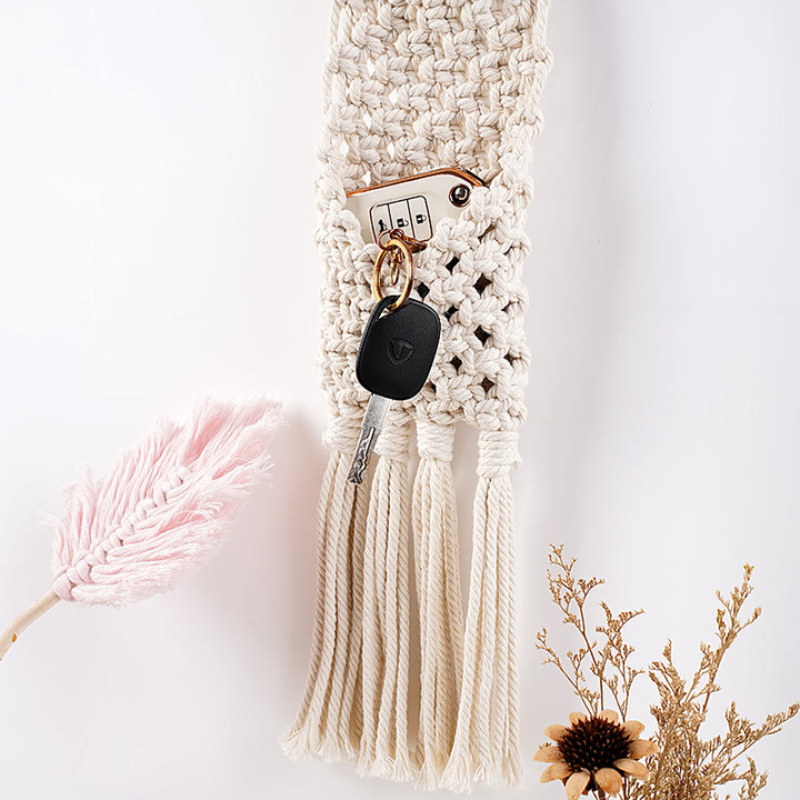Macramé Wall Pocket Organizer