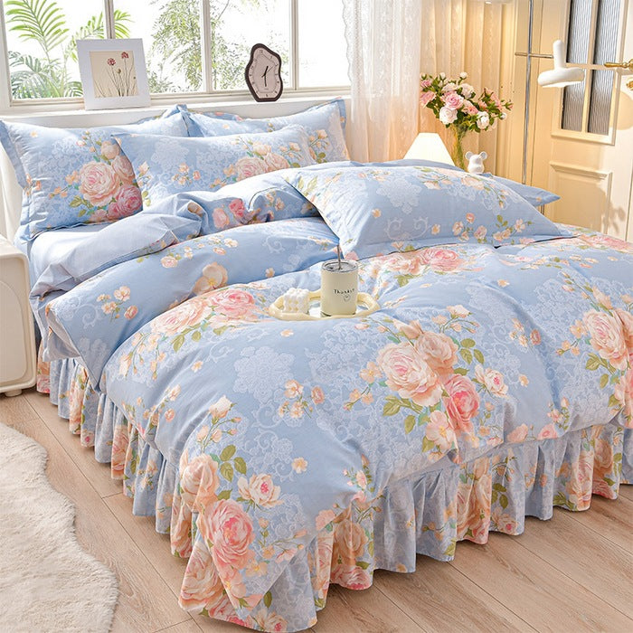 Floral Design Comforter Set