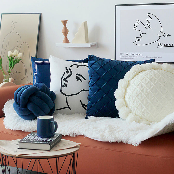 Knot-Shaped Decorative Pillow