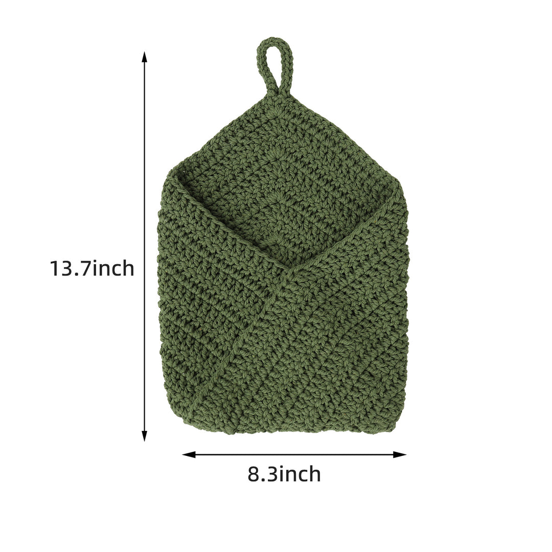 Hand-knotted storage bag