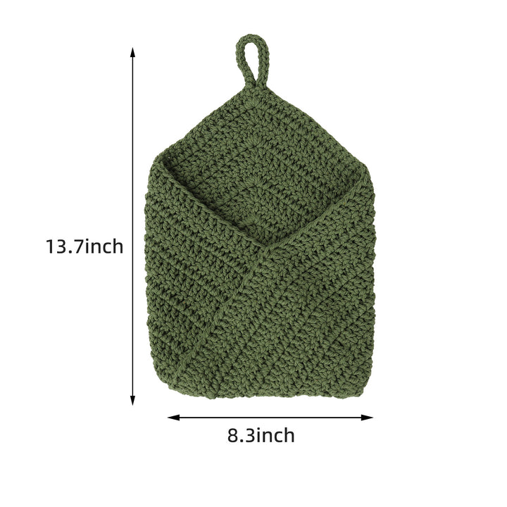 Hand-knotted storage bag