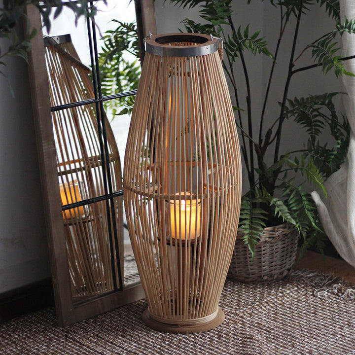 Elegant Rattan Lantern
