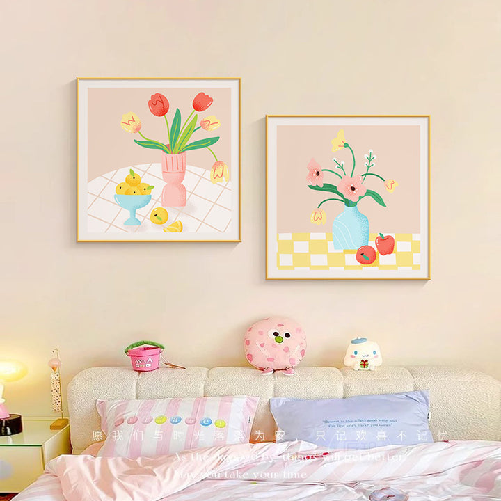 Decorative Framed Floral Still Life Art Print